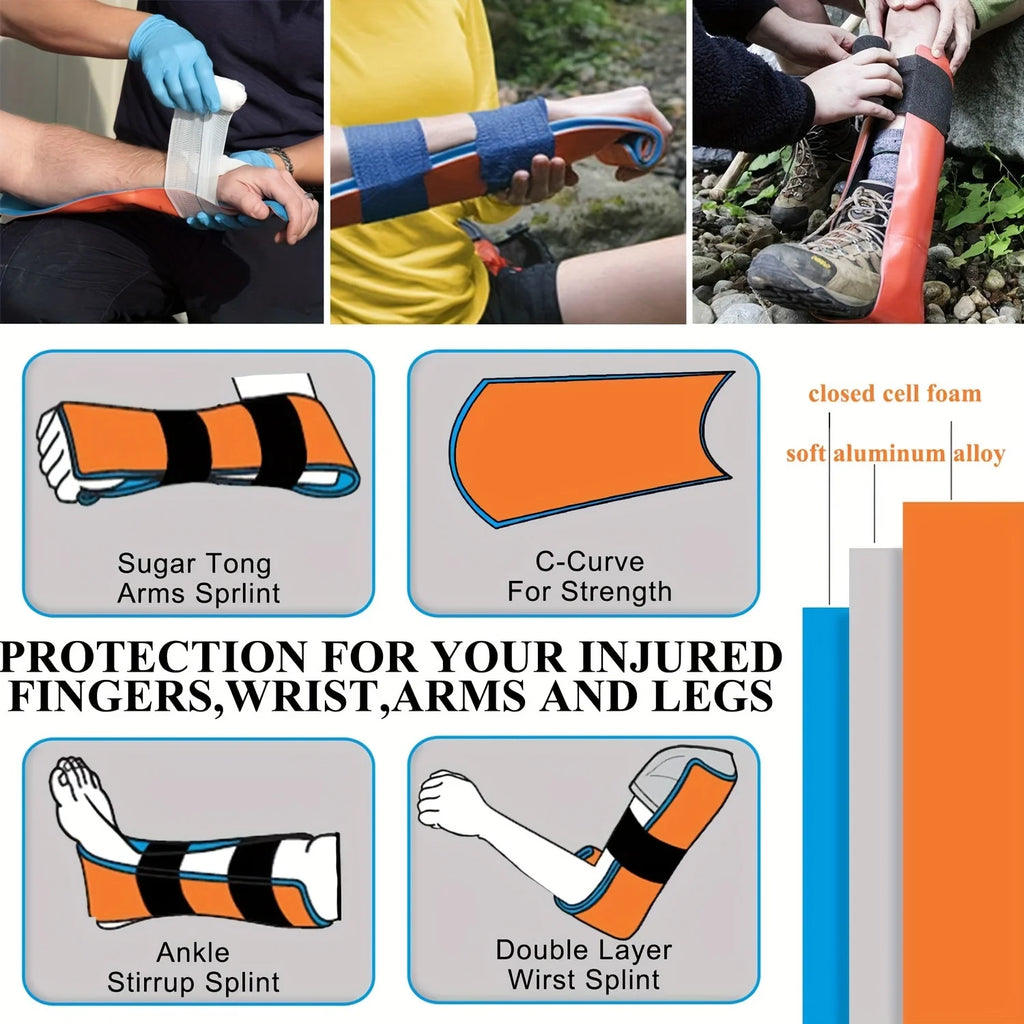 156-Piece First Aid Kit – Home, Outdoor, Travel, Camping & Hiking Emergency Kit