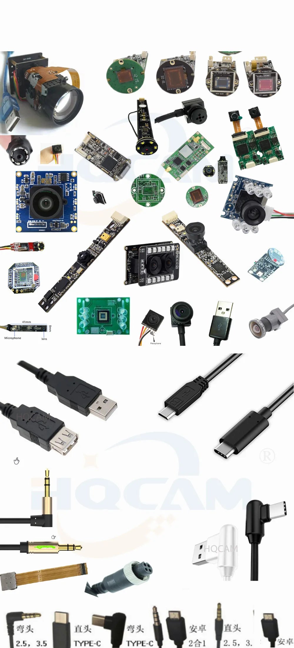 Minibulletcamerawithheadsetbracketotgandroidsmartphonedeviceusbcamerawebcamforhe...