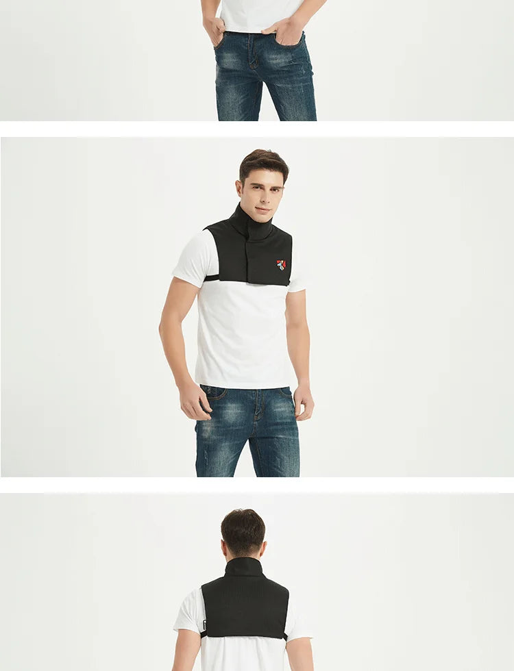 Cut& Slash Resistant High Collar Neck Guard Chest Protector Anti-stab Self-defense Body Safety