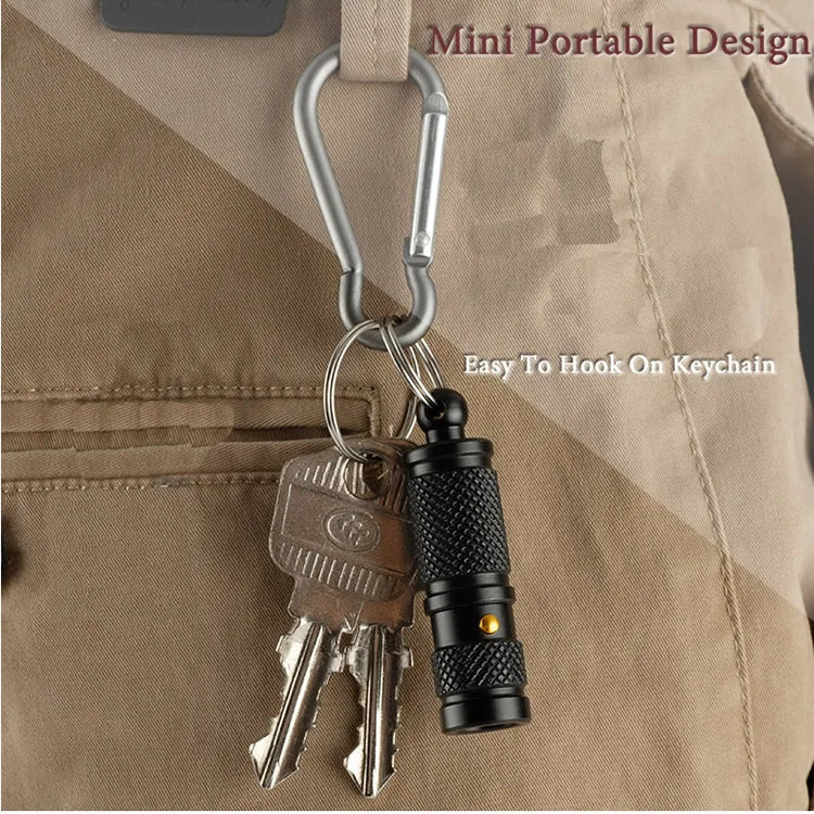 Miniportableselfdefenseflashlightaluminumalloyemergencykeychainledlightoutdoorsu...