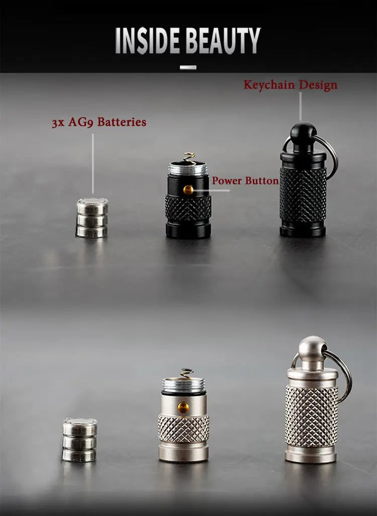 Miniportableselfdefenseflashlightaluminumalloyemergencykeychainledlightoutdoorsu...