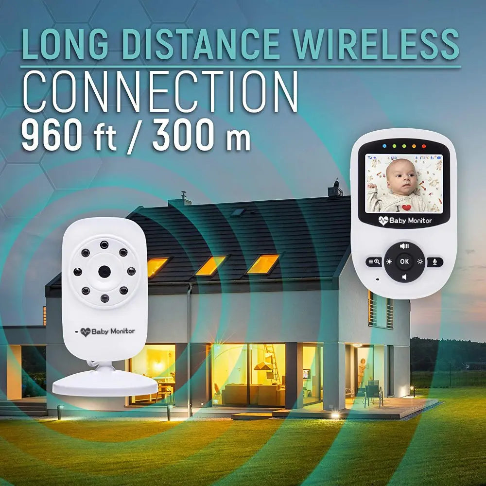 2.4inchwirelessvideobabymonitorhighresolutionbabynannysecuritycameranightvisiont...