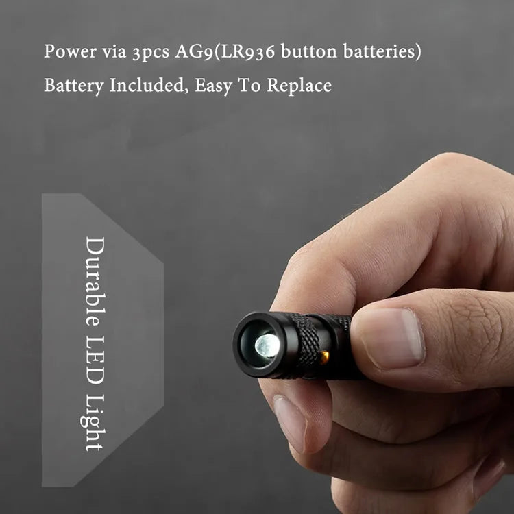 Miniportableselfdefenseflashlightaluminumalloyemergencykeychainledlightoutdoorsu...
