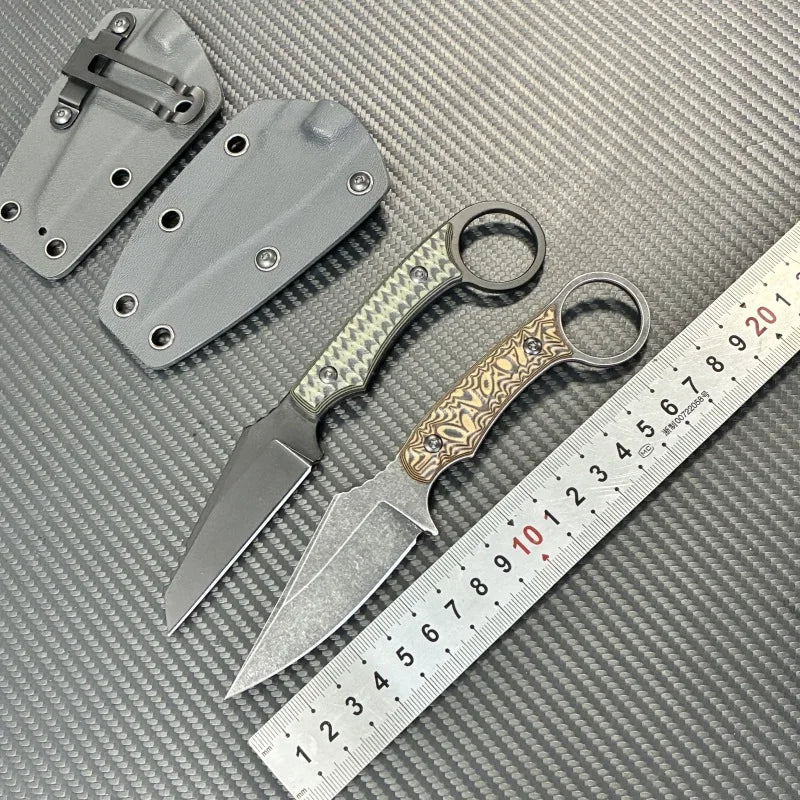 Carbon Steel Claw Knife – Tactical Fixed Blade Outdoor Knife