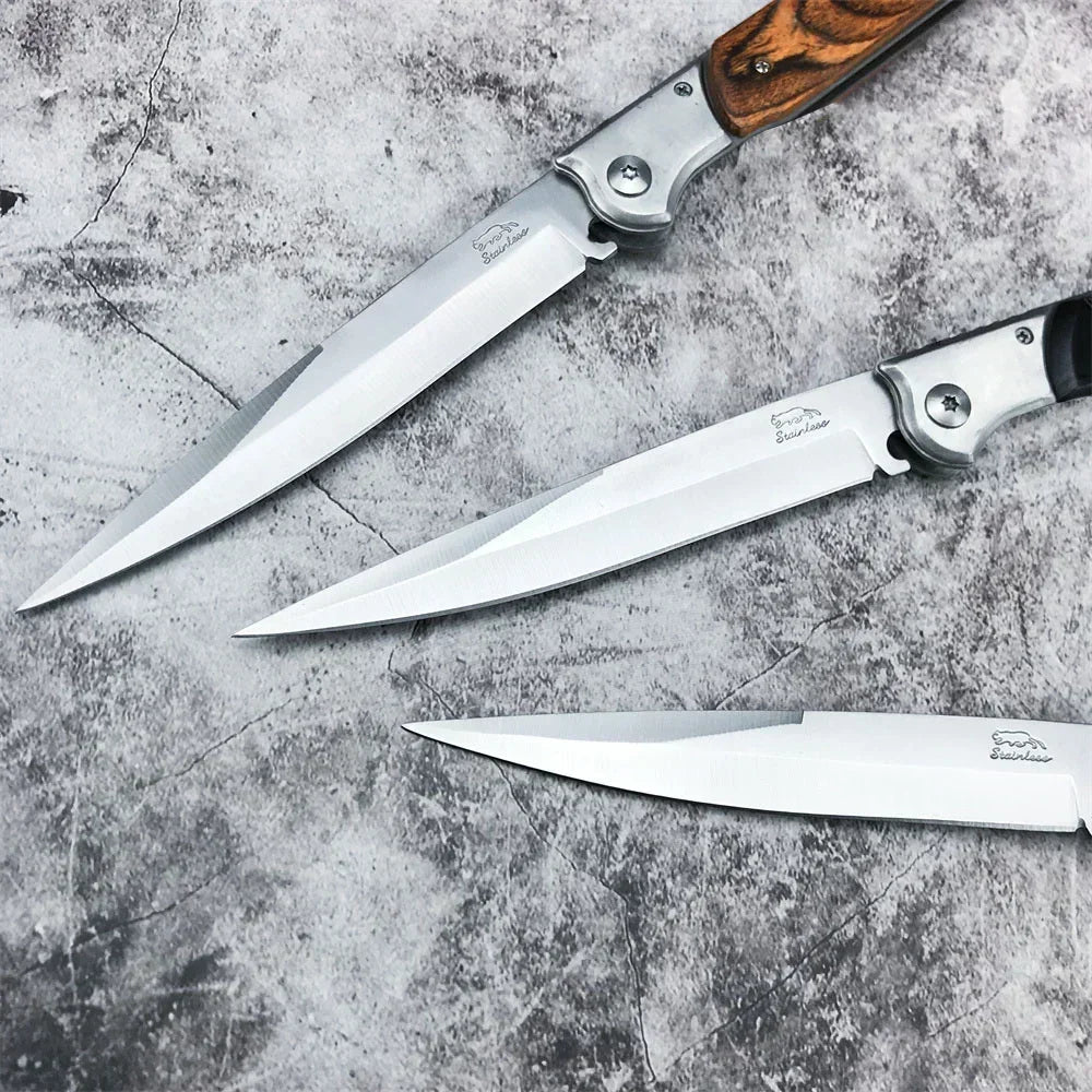 Outdoorhikingself-defensefoldingknife, Highhardnessstainlesssteelblade...