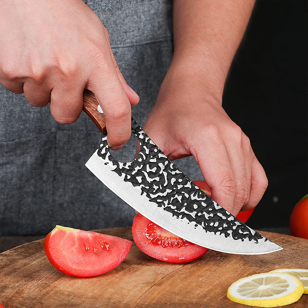 Handmade Forged Boning Knife – Professional Kitchen Cleaver