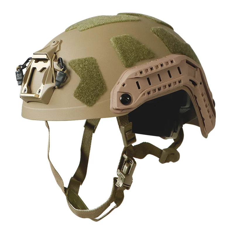 Booiufasttacticalhelmetadjustableknobabshighcutguideraildampingprotectivehelmeto...