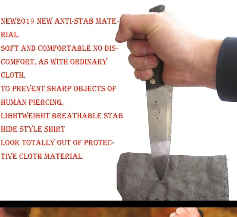 Military Tactical Anti-Cut Long Sleeve Jacket – Stab-Resistant Self-Defense Wear