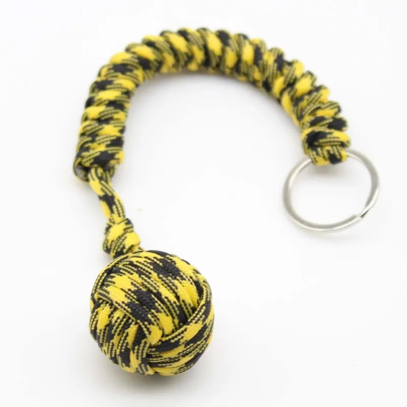 Emergencyescapeparachuteropewovensteelballself-defenseballhandwovenmultifunction...