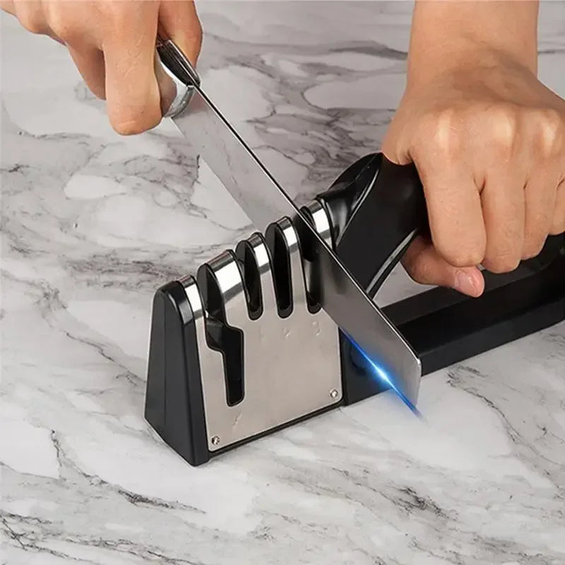 4-Stage Professional Knife Sharpener – Non-Slip Base