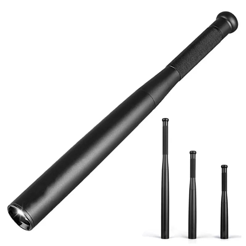 High-Lumen LED Self-Defense Baseball Bat Flashlight – Security Outdoor Torch