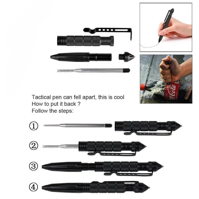 Ball Pendant Self-Defense Gadget – Stainless Steel Personal Security Tool