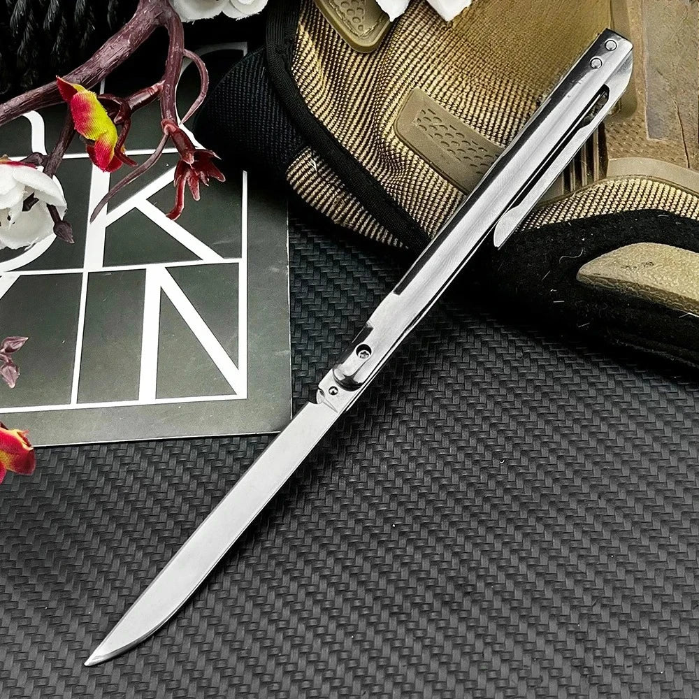 5Cr13Mov Folding Jungle Knife – Tactical Self-Defense Blade
