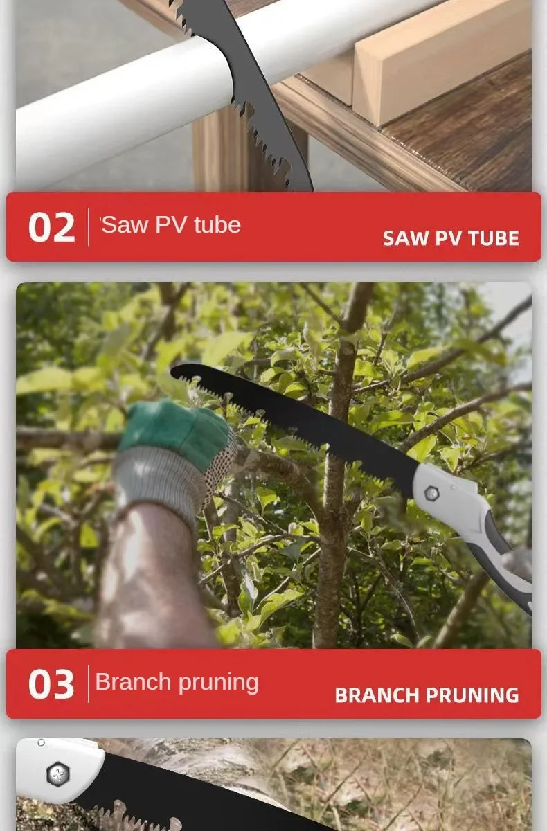 Foldinghandsawmultifunctionaloutdoorloggingsawwoodworkingfoldingportablesawforga...