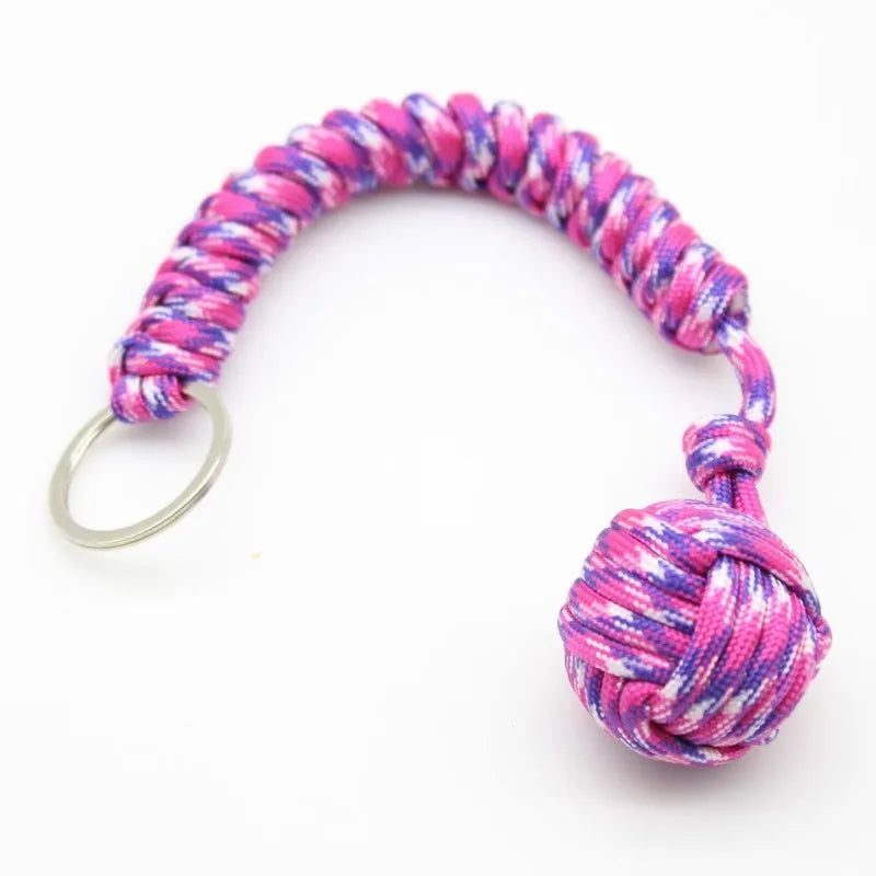 Emergencyescapeparachuteropewovensteelballself-defenseballhandwovenmultifunction...