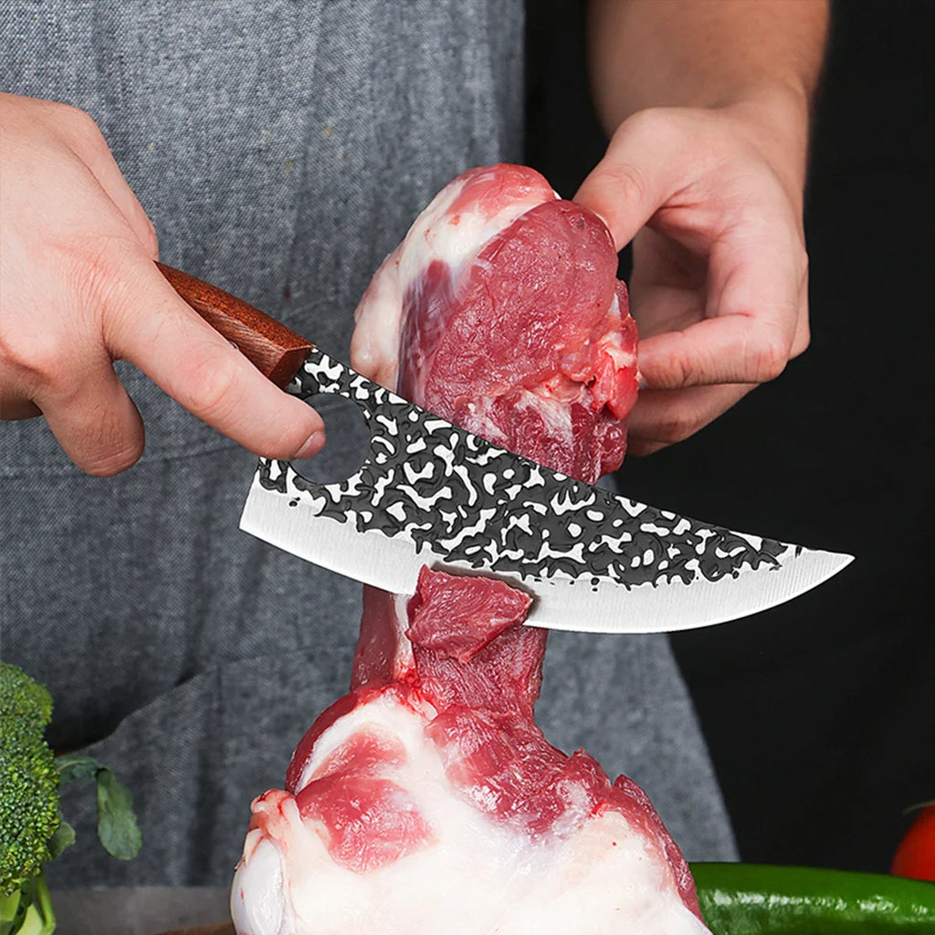 Handmade Forged Boning Knife – Professional Kitchen Cleaver