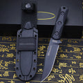 U.s.akb-ek50junglehuntingstraightknife + Sheath, Outdoorcampingsurvivalknife...