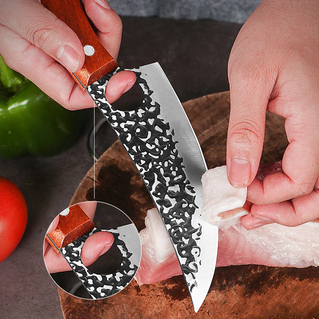 Handmade Forged Boning Knife – Professional Kitchen Cleaver