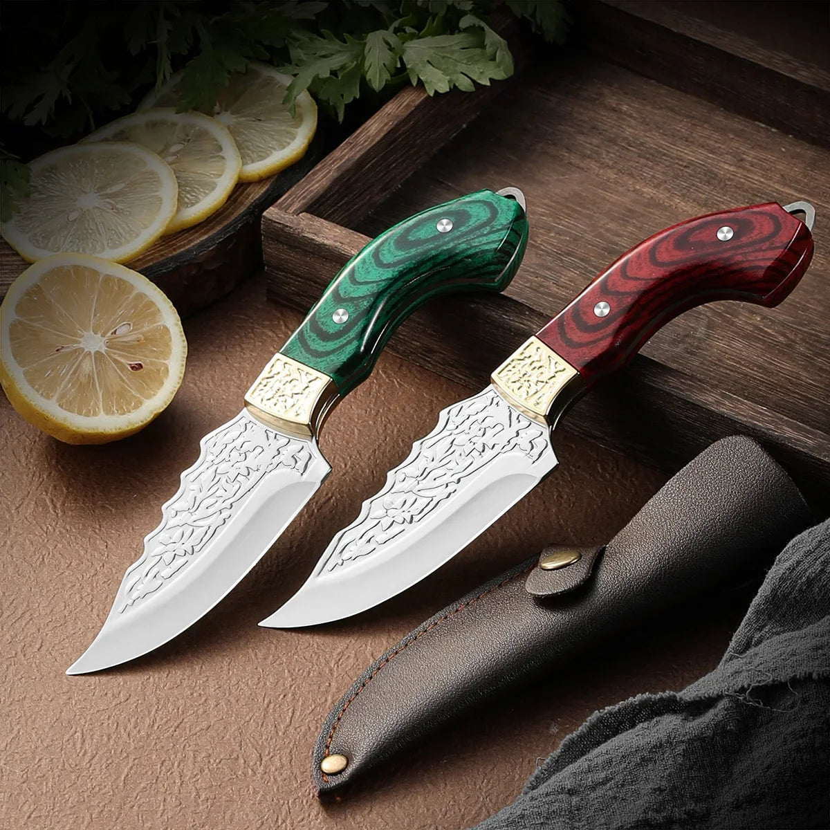 New Stainless Steel Boning Knives Hand Forged Fruit Cutting Knife Meat Bag Butcher Knife Butcher Knife Fish Cooking Tools