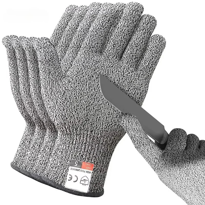 Level5safetyprotectionanti-cutglovescutproofstabresistantstainlesssteelwiremetal...