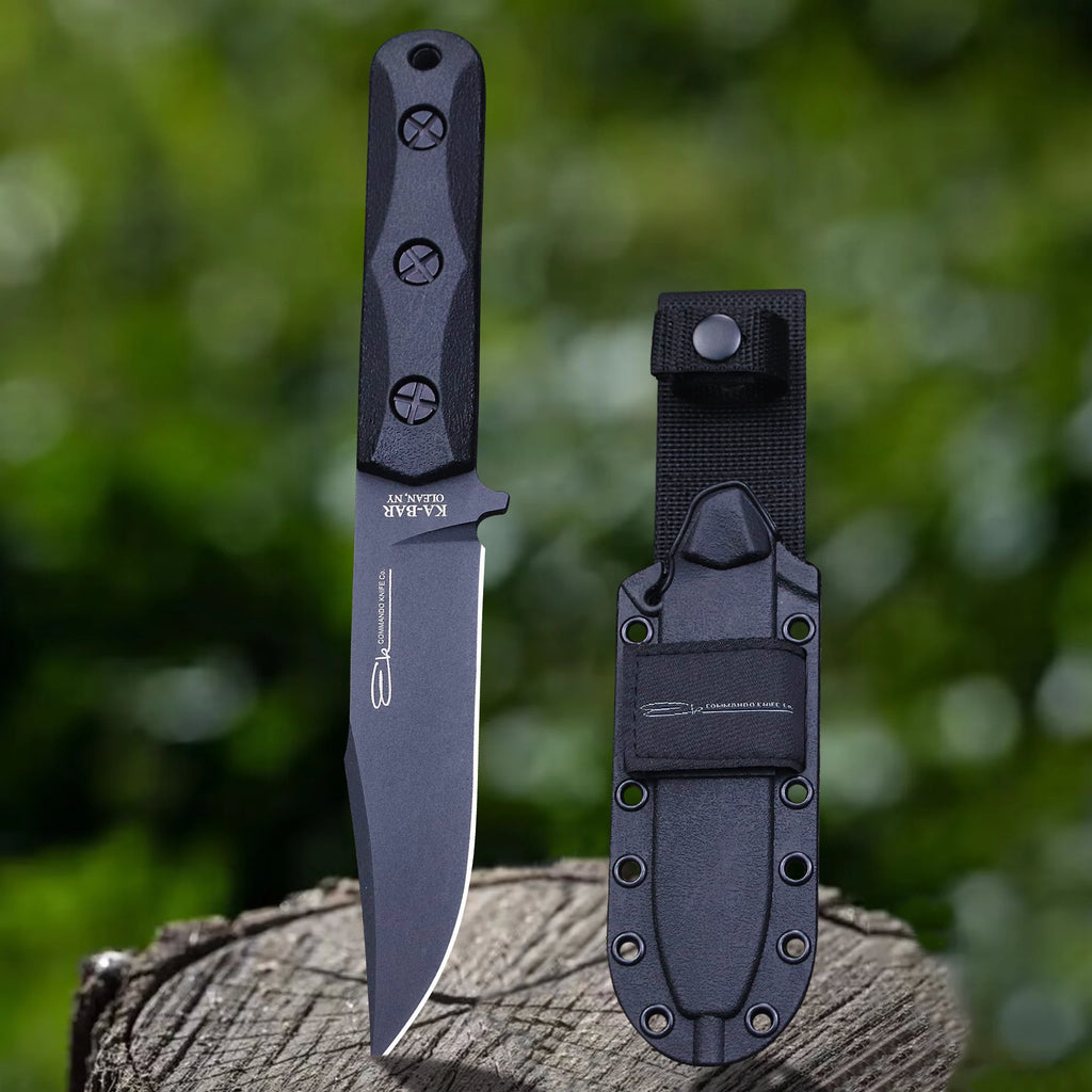 U.s.akb-ek50junglehuntingstraightknife + Sheath, Outdoorcampingsurvivalknife...