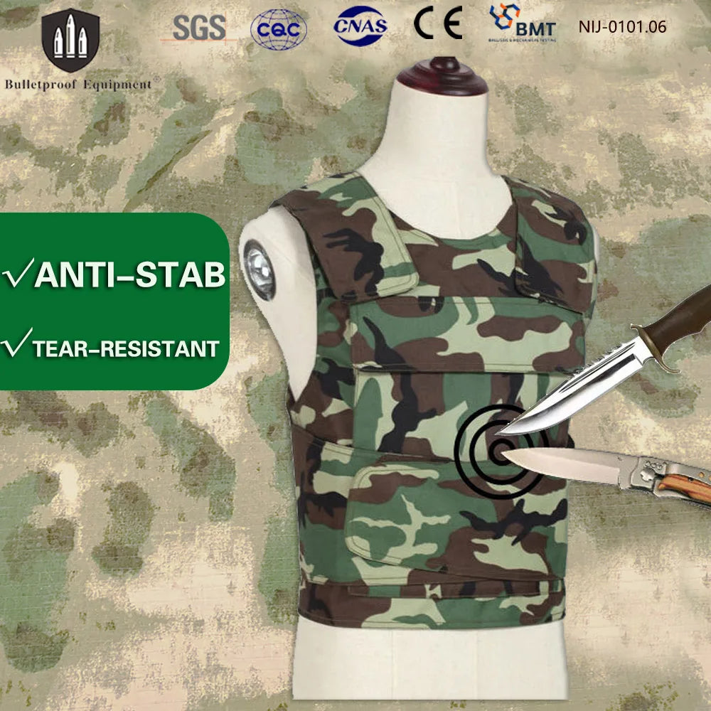 Flexible Stab-Proof Vest – EN388 Level 5, 2000N Puncture Resistant Body Armor