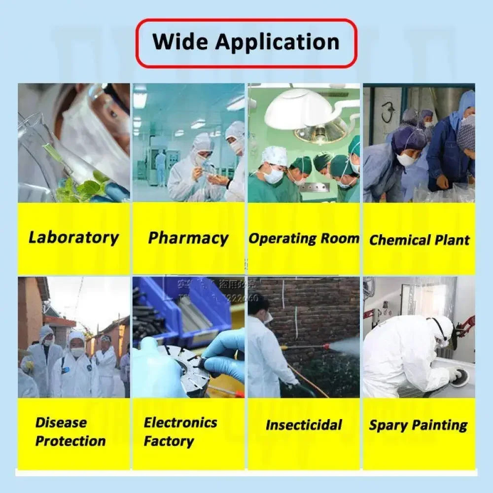 Disposablebreathabledustproofwateroilresistantworksafetyoverallantidustsparypain...