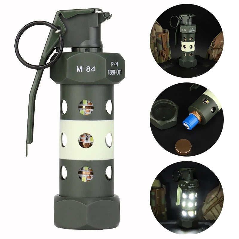 Outdoorcampingledlighttacticalm84grenadedummysurvivalstrobelampimitationmodelcos...