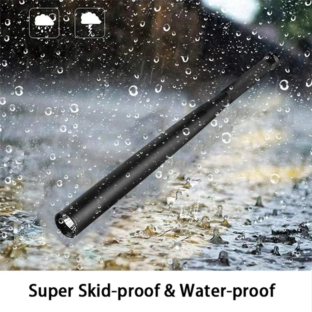 Ultrabrightselfdefensebaseballbatflashlightstickoutdooremergencypersonaldefenset...