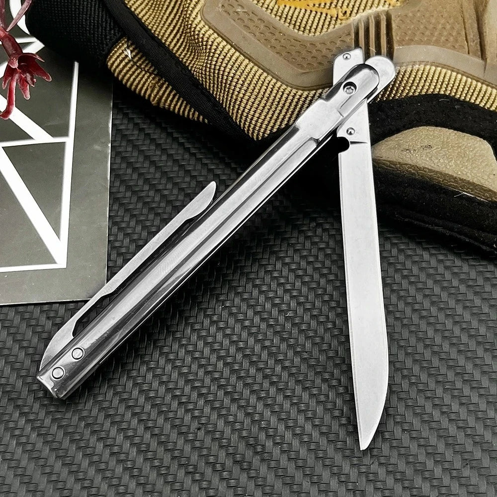 5Cr13Mov Folding Jungle Knife – Tactical Self-Defense Blade