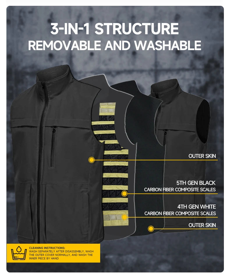 Selfdefenseequipmenttacticalarmorstabproofclothingself-defenseknifeproofclothing...