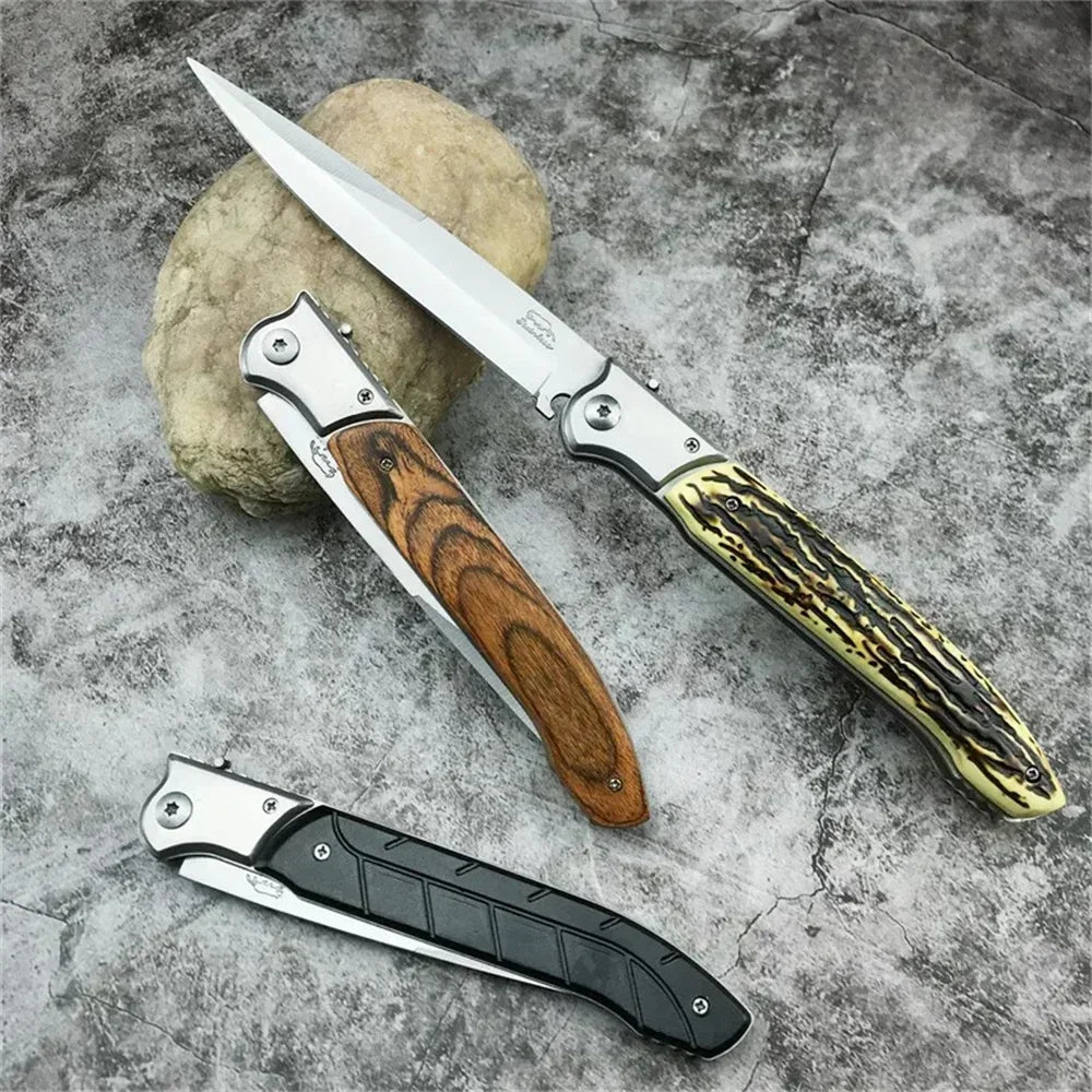 Outdoorhikingself-defensefoldingknife, Highhardnessstainlesssteelblade...