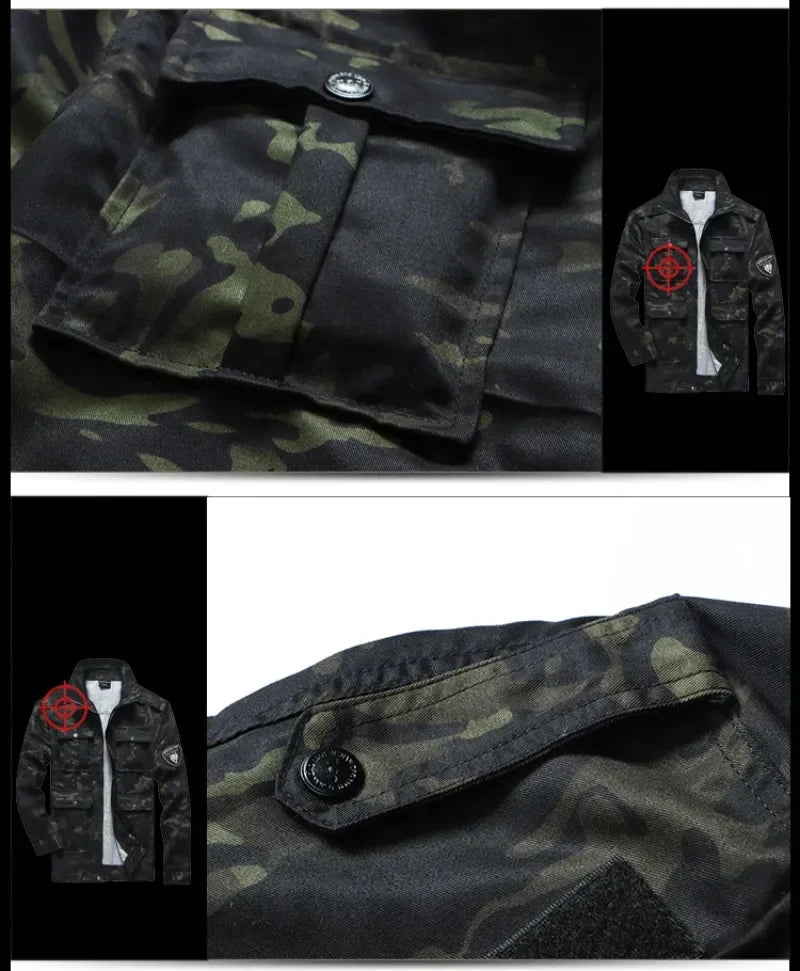 Huntingwear-resistantsetsmencamospringautumnmulti-pocketcamotrainingsuitsmaleout...