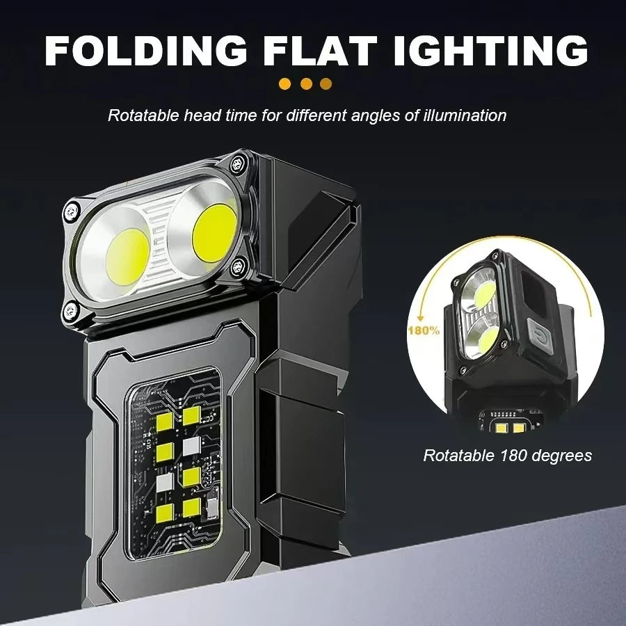 Powerful Rechargeable Self-Defense Flashlight – Handheld Searchlight Lantern