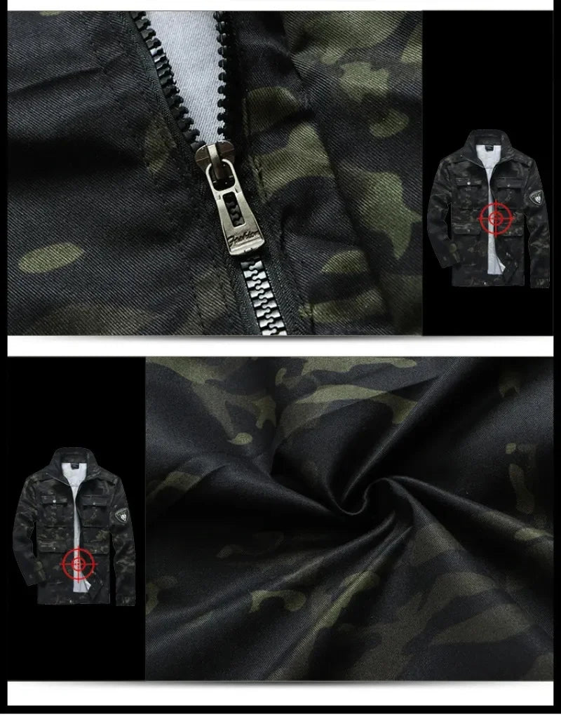Huntingwear-resistantsetsmencamospringautumnmulti-pocketcamotrainingsuitsmaleout...