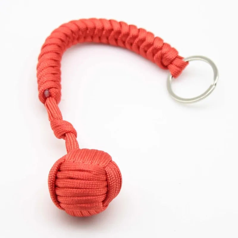Emergencyescapeparachuteropewovensteelballself-defenseballhandwovenmultifunction...