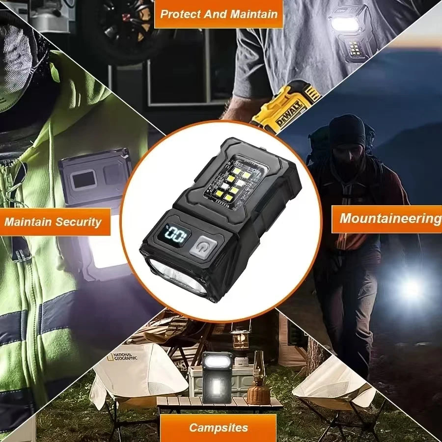 Powerful Rechargeable Self-Defense Flashlight – Handheld Searchlight Lantern