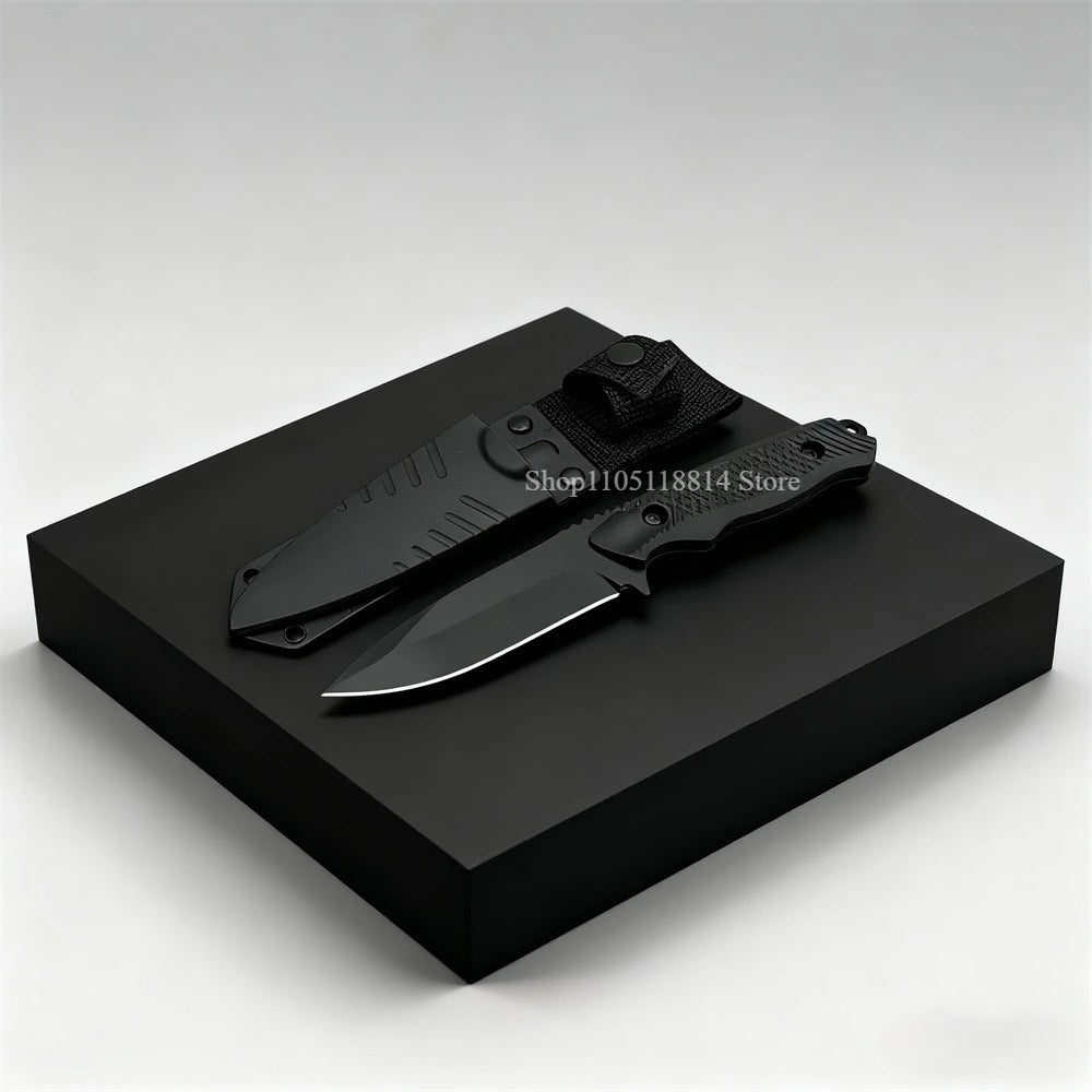 Outdoor Rock Climbing Camping Straight Knife Hunting Fishing Portable Seal Outdoor Leisure Mountain Climbing Hand Knives