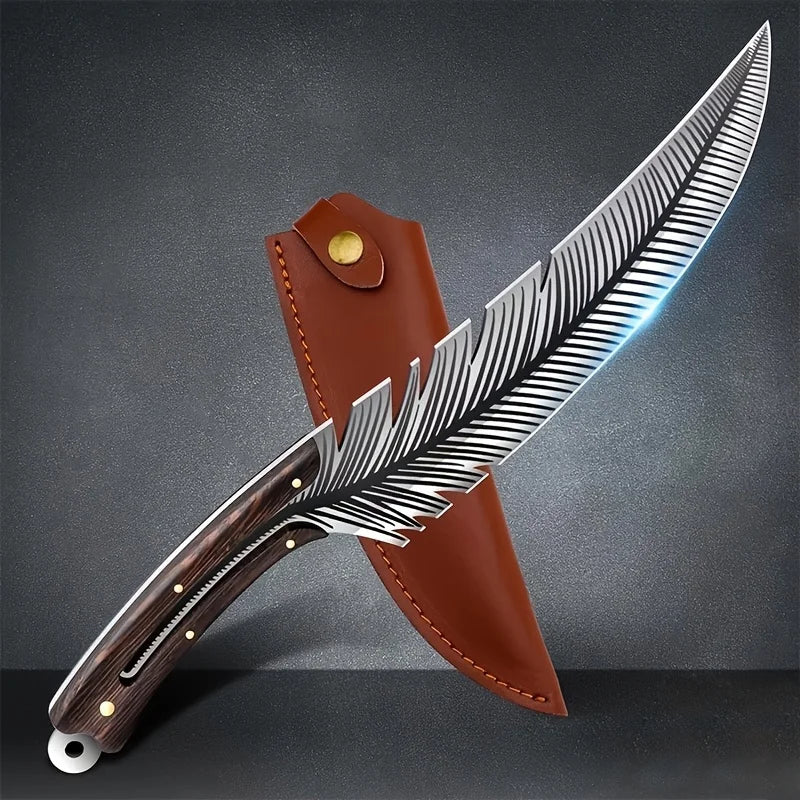 Comes with a Gift Box and a Cloth as a Gift Boning Knife Cleaver Butcher's Knife Kitchen Chef Fish Meat Filleting Cutter