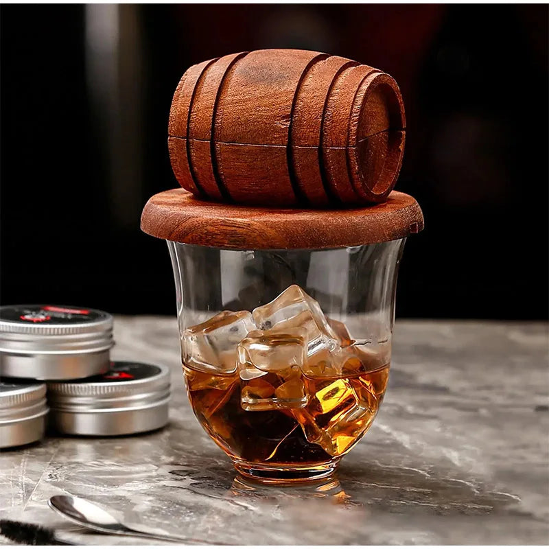 Newwoodencocktailsmokerbarkitchentoolsmokersetwhiskeysmokerspiritsinfuserbarsetf...