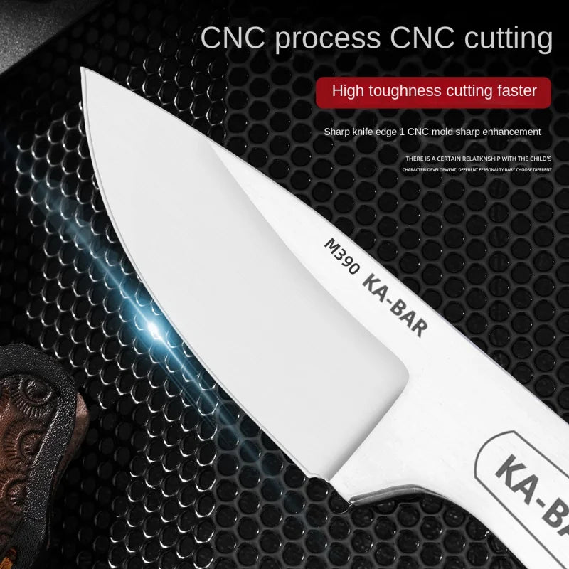 Retro Kabar 1119 Knives with Sheath High Carbon Steel Sharp Blade Fruit Vegetable Cutting Tool for Home Camping