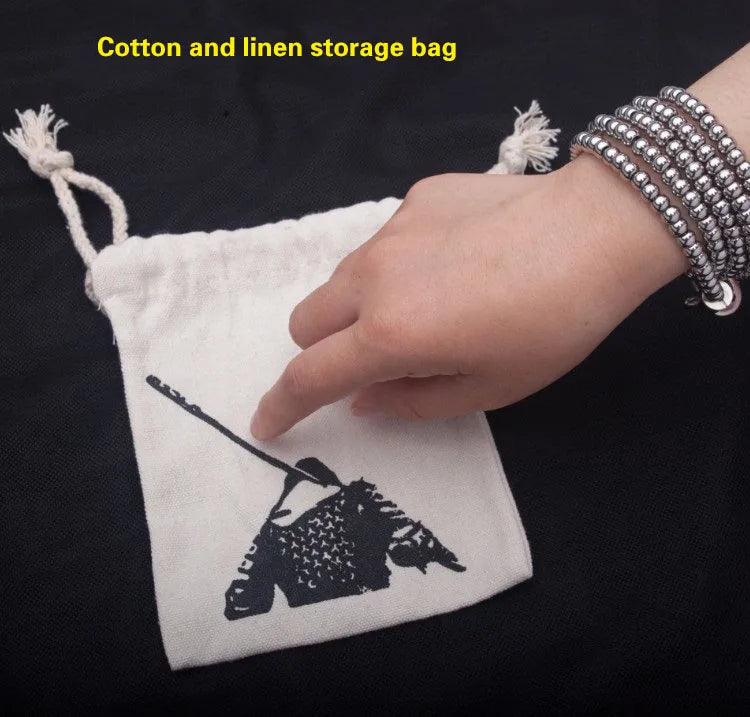 Stainless Steel Ball Self-Defense Bracelet & Whip – EDC Necklace, Car Pendant