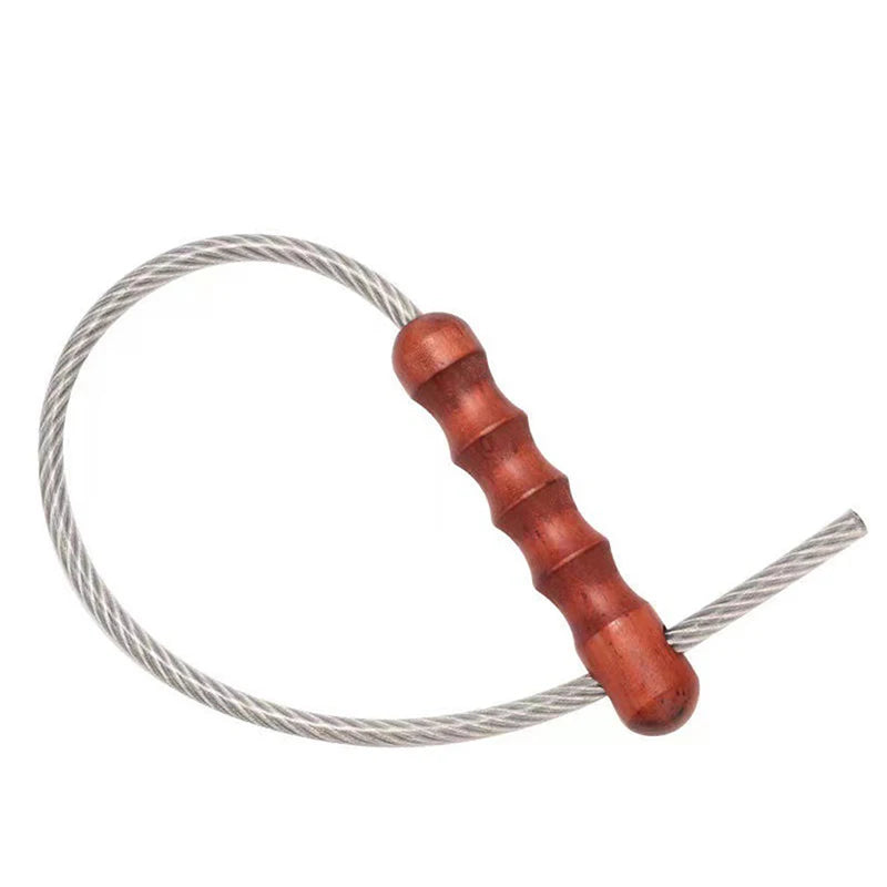Tacticalwhipwoodhandleemergencytoolselfdefensealuminumantiskidglassbreakeremerge...