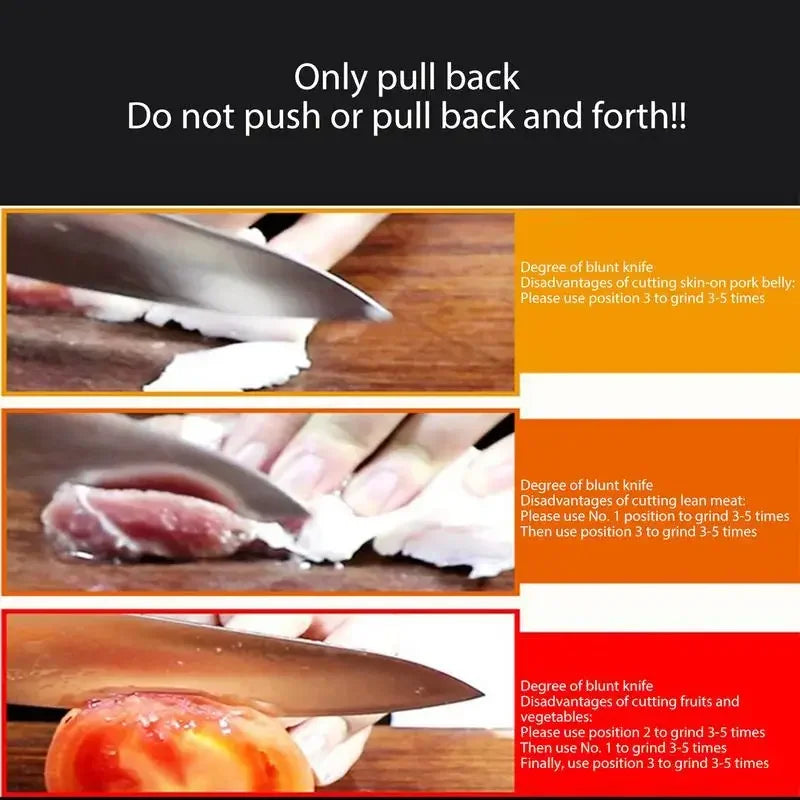 4-Stage Professional Knife Sharpener – Non-Slip Base
