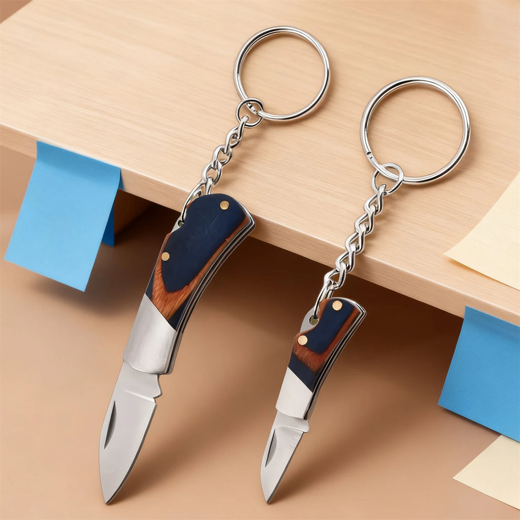 1PC,Multipurpose Pocket Knife Mini Knife Unboxing Knife Keychain Outdoor Camping Knife EDC Keychain Accessories Outdoor Tools