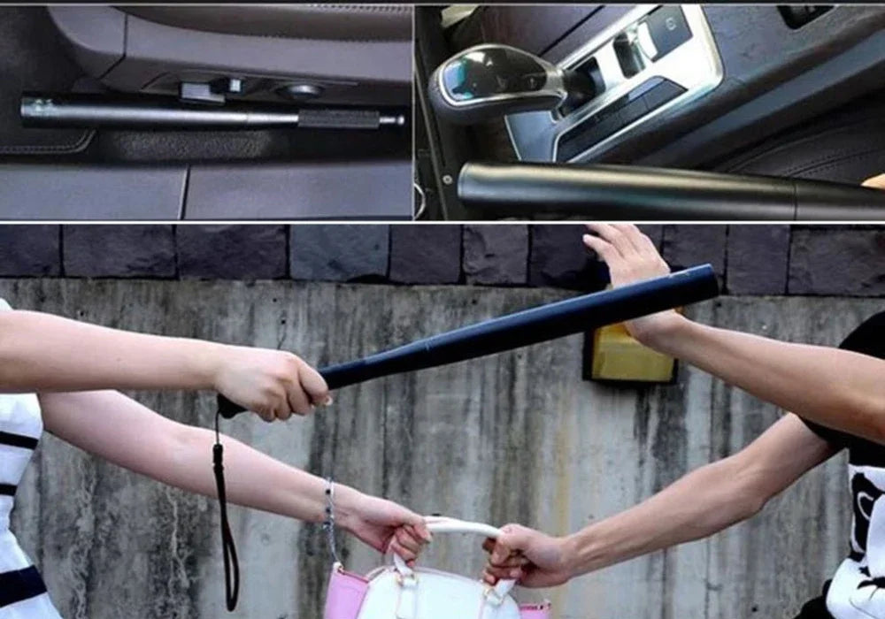 LED Baseball Bat Flashlight Stick – Waterproof Aluminum Alloy Self-Defense Torch