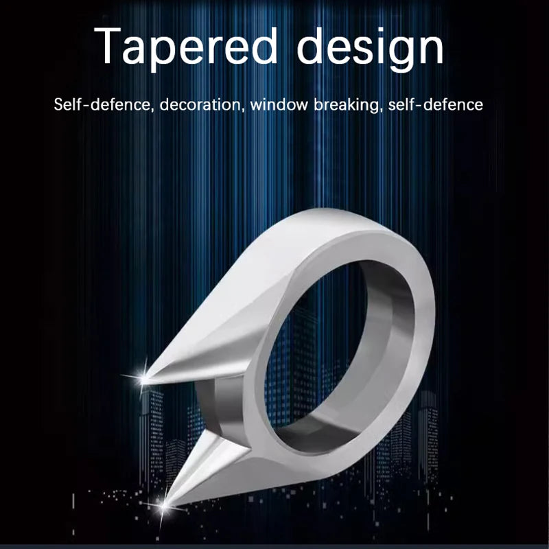 Self-defensecatearringwindowbreakeranti-wolffingerbuckletigerspikesportableharda...