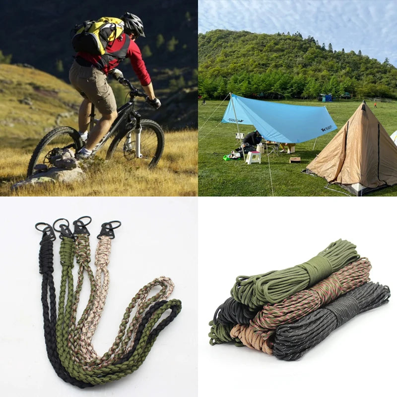Outdoorparacordropekeychainedcsurvivalcordlanyardforcameratelescopephonemilitary...