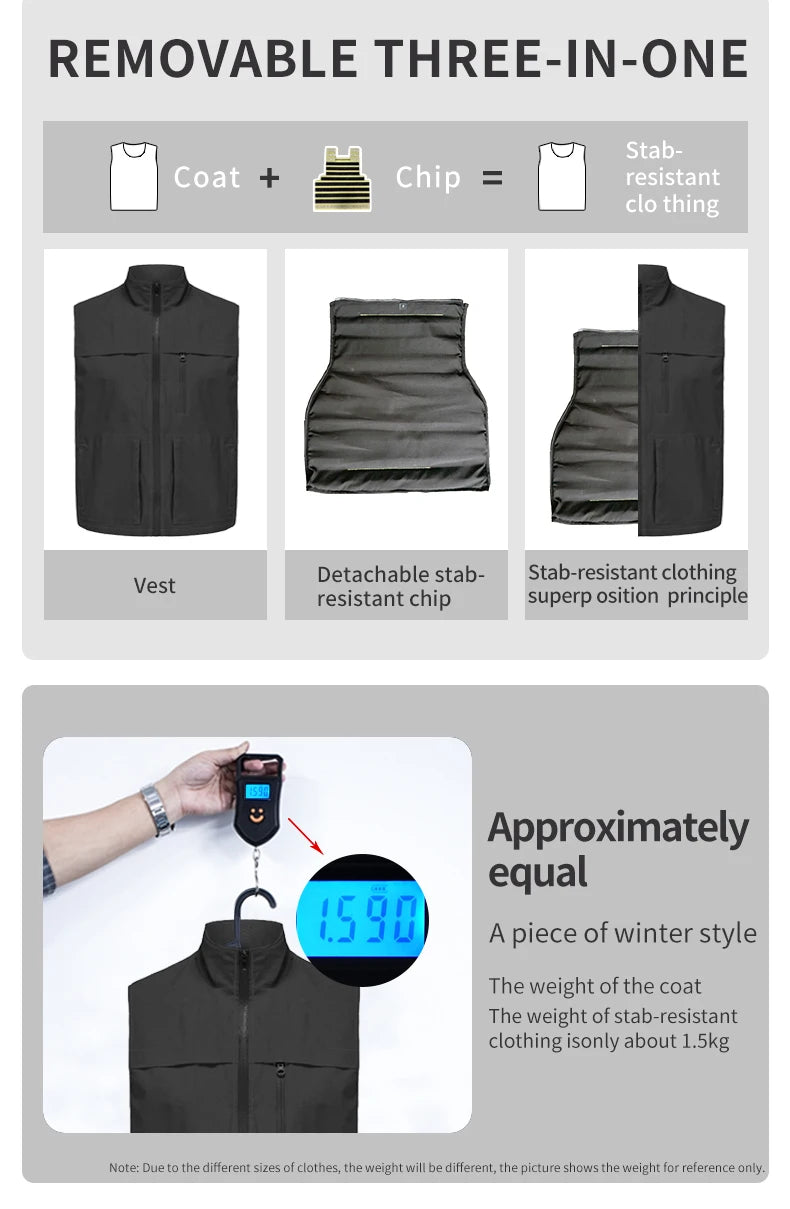 Selfdefenseequipmenttacticalarmorstabproofclothingself-defenseknifeproofclothing...