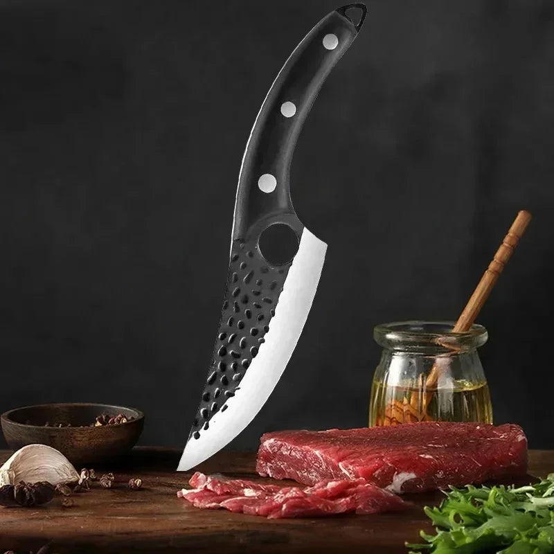 Professional Kitchen Knife Boning Knives Meat Cleaver Vegetables Cutter Handmade Forged Butcher Knife Household Chef Cook Knife